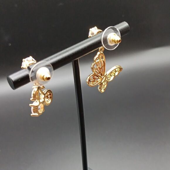 New 2 Pairs Butterflys Earrings Sets By Yaduda. New - Picture 4 of 10
